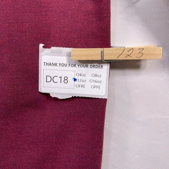 Tommy Hilfiger Button Down Shirt Mens size Medium Burgundy Red Cotton Casual - Picture 7 of 7